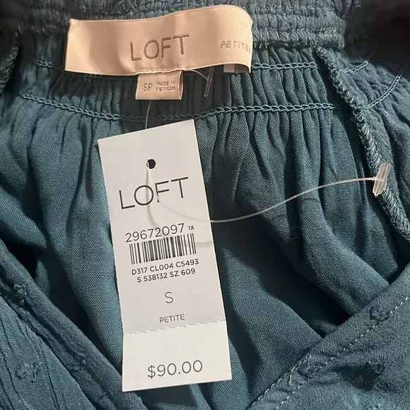 Loft Petite Clip Dot Romper NWT - Picture 7 of 7